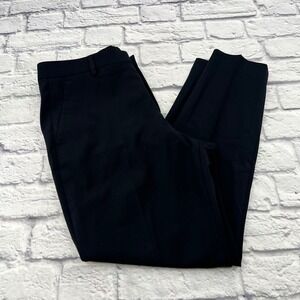 Express Mens Pants Black Extra Slim Fit Flat Front Wool Blend 31x30